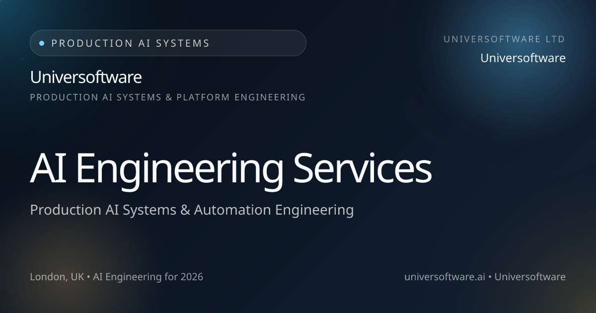 AI Engineering Services | Universoftware